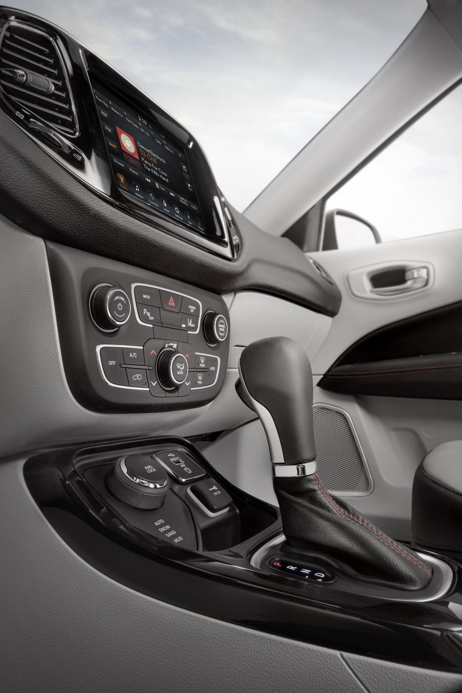 Детали интерьера Jeep Compass Limited 2017 года  (NA) (фото 44 из 62)
